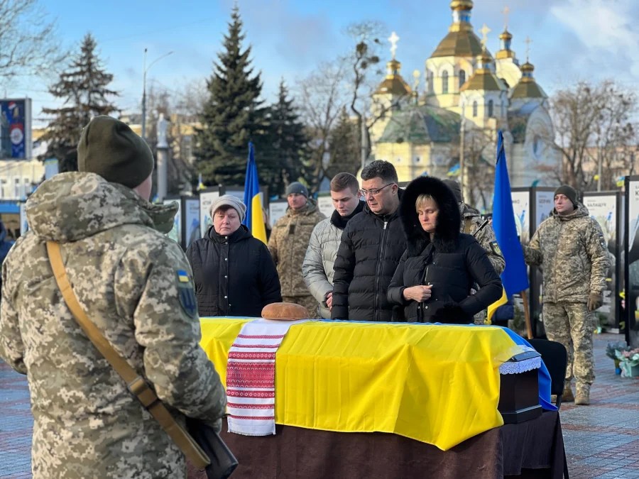 Кадрового офіцера провели в останню дорогу в Рівному - фото 1