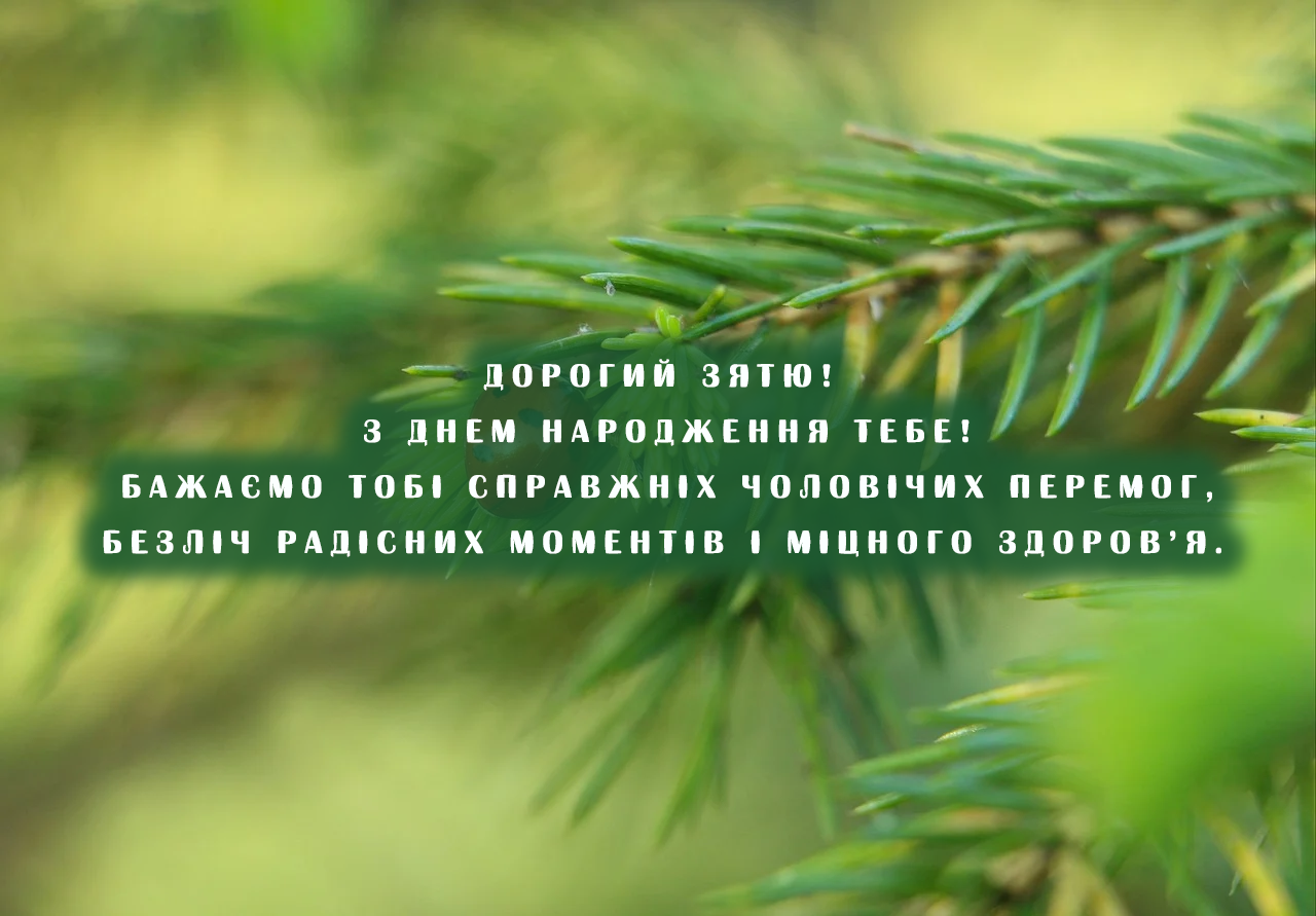 привітання зятю