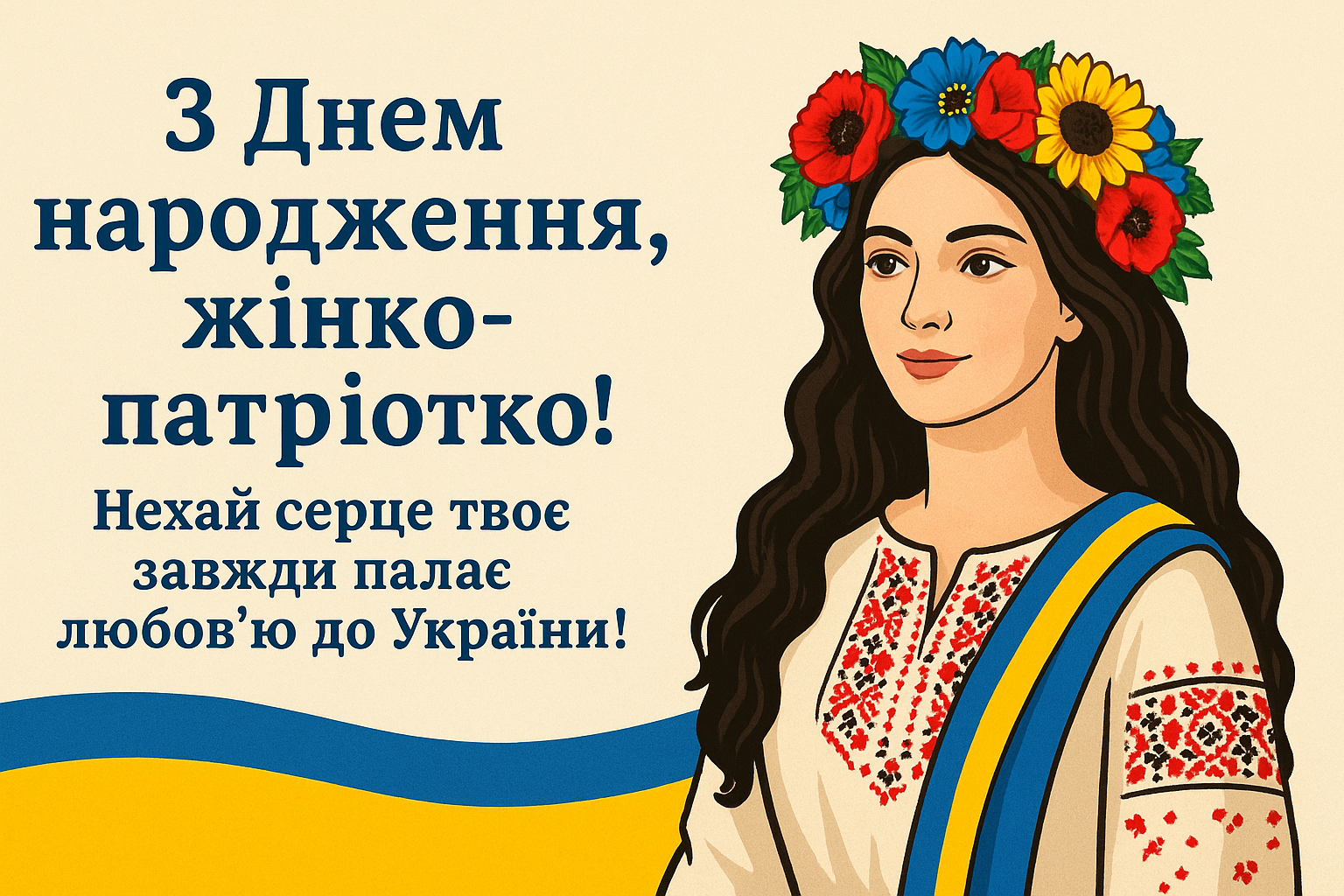 Привітання жінці патріоту