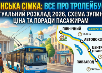 7 тролейбус - Рівне