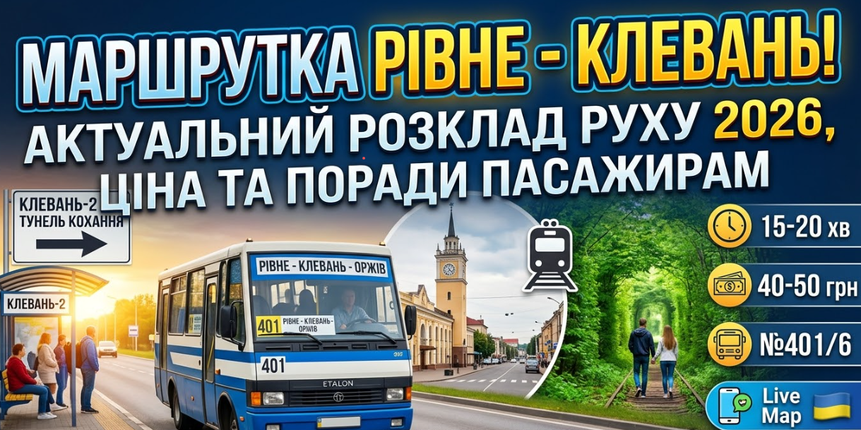 Маршрутка Рівне-Клевань