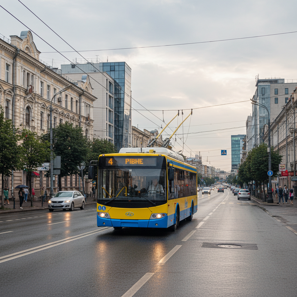 Рівненський тролейбус №4
