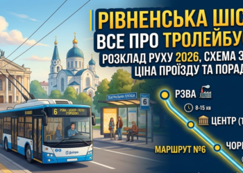 РІВНЕ - 6 - ТРОЛЕЙБУС