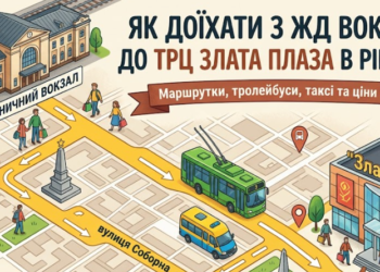 ЖД-ЗЛАТА ПЛАЗА - як доїхати