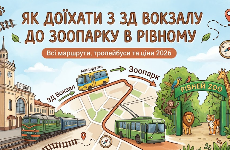 ЖД-ЗООПАРК - схема руху