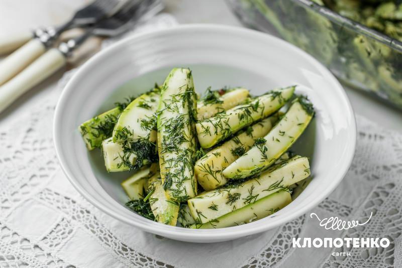 Мариновані кабачки